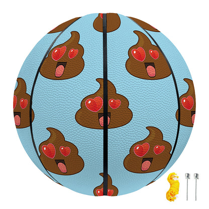 Lovely Poop Pattern Print Basketball