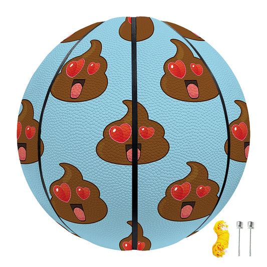 Lovely Poop Pattern Print Basketball