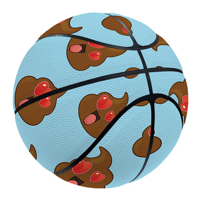 Lovely Poop Pattern Print Basketball