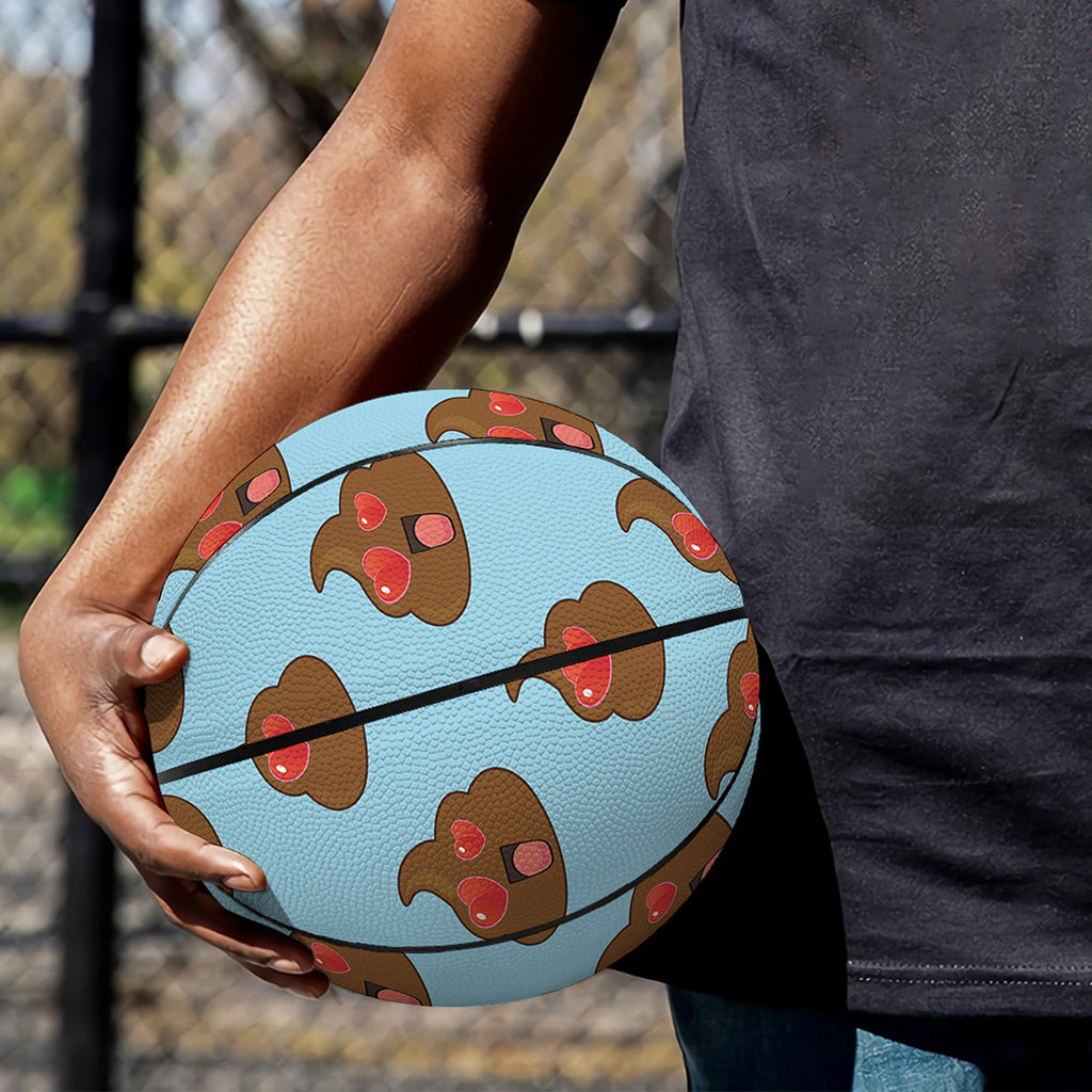 Lovely Poop Pattern Print Basketball