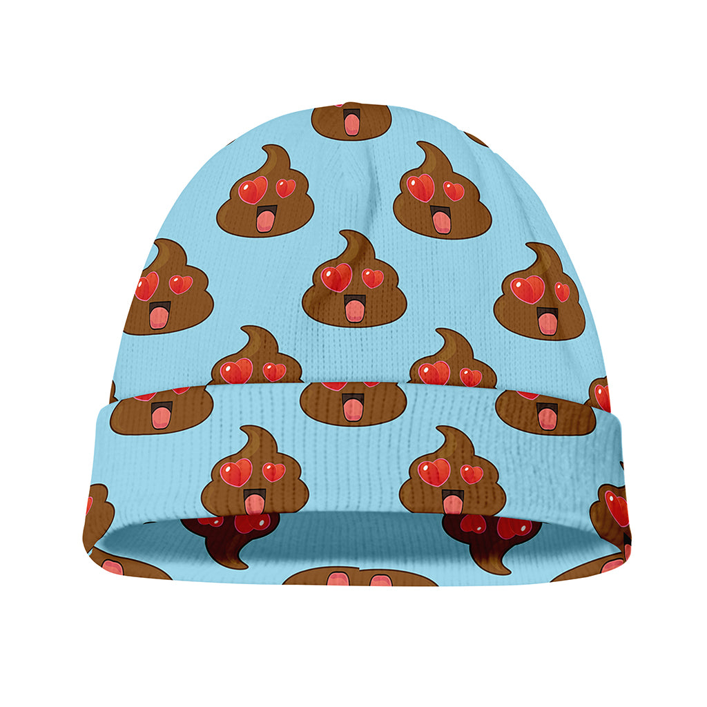 Lovely Poop Pattern Print Beanie