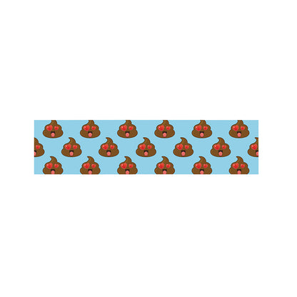 Lovely Poop Pattern Print Bed Runner