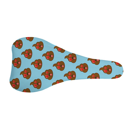 Lovely Poop Pattern Print Bicycle Seat Cover