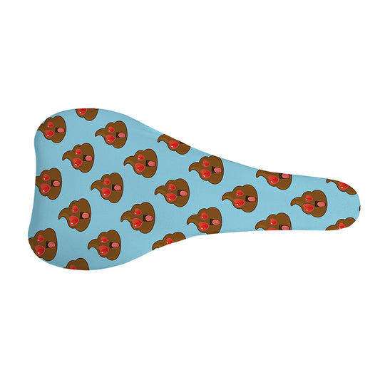 Lovely Poop Pattern Print Bicycle Seat Cover