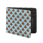 Lovely Poop Pattern Print Bifold Wallet