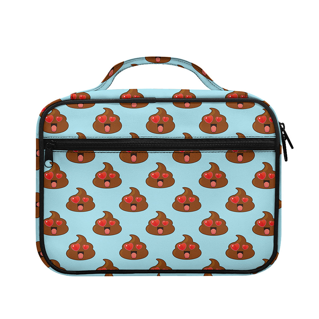 Lovely Poop Pattern Print Briefcase Bible Bag