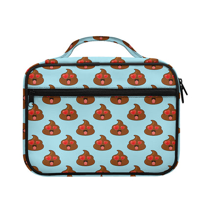 Lovely Poop Pattern Print Briefcase Bible Bag