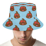 Lovely Poop Pattern Print Bucket Hat