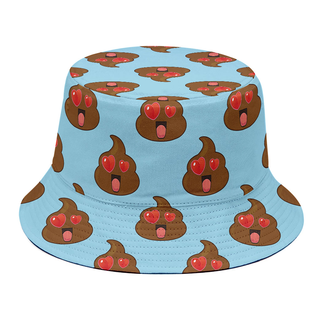 Lovely Poop Pattern Print Bucket Hat