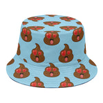 Lovely Poop Pattern Print Bucket Hat