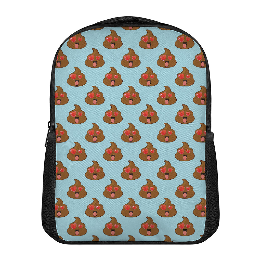 Lovely Poop Pattern Print Casual Backpack