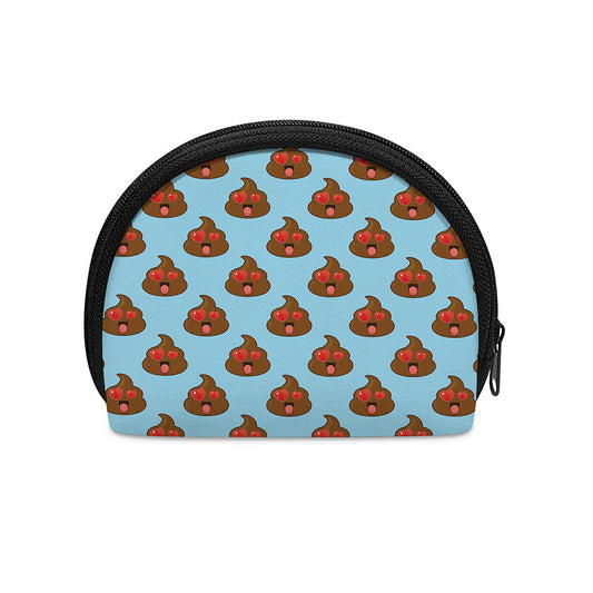 Lovely Poop Pattern Print Coin Purse