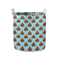 Lovely Poop Pattern Print Collapsible Laundry Basket