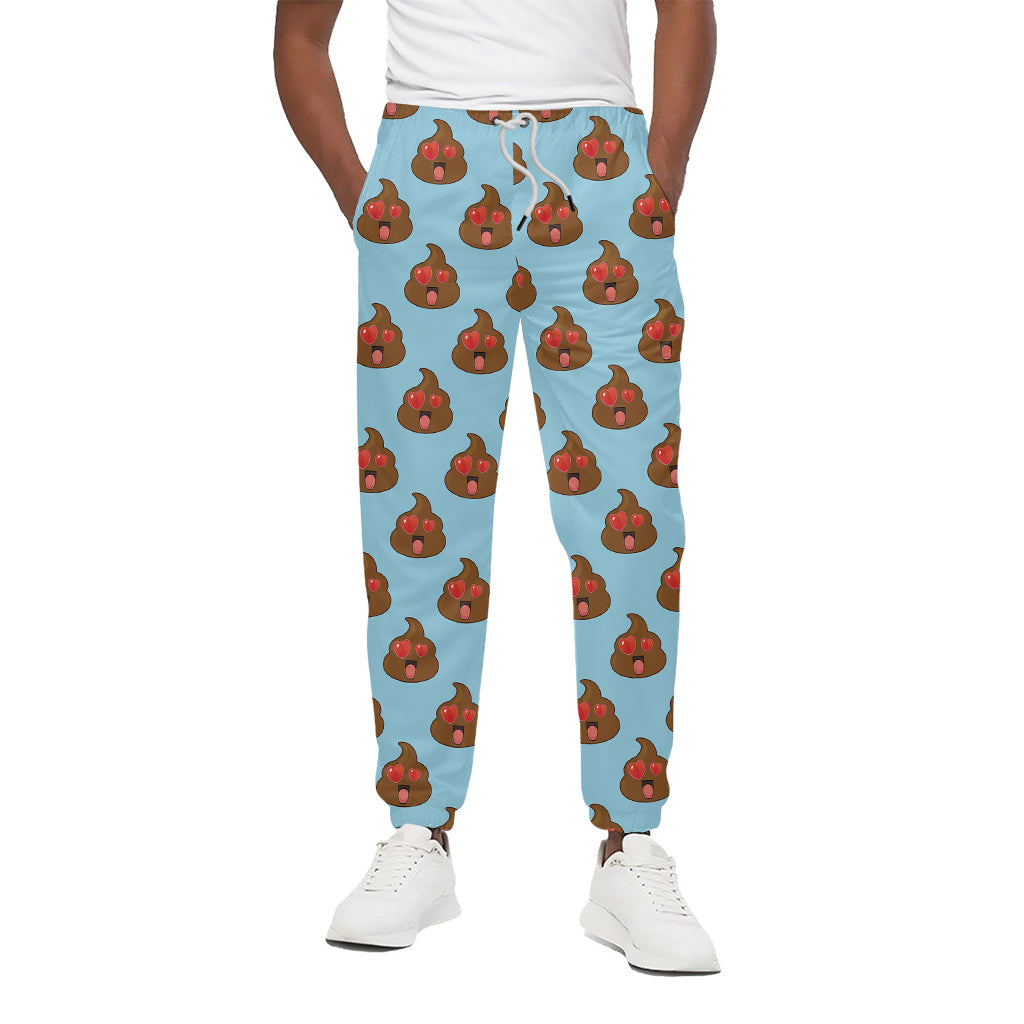 Lovely Poop Pattern Print Cotton Pants