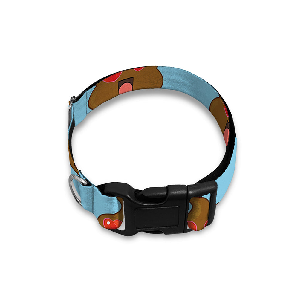 Lovely Poop Pattern Print Dog Collar