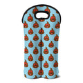 Lovely Poop Pattern Print Double Neoprene Wine Tote