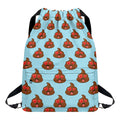 Lovely Poop Pattern Print Drawstring Backpack