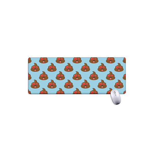 Lovely Poop Pattern Print Extended Mouse Pad