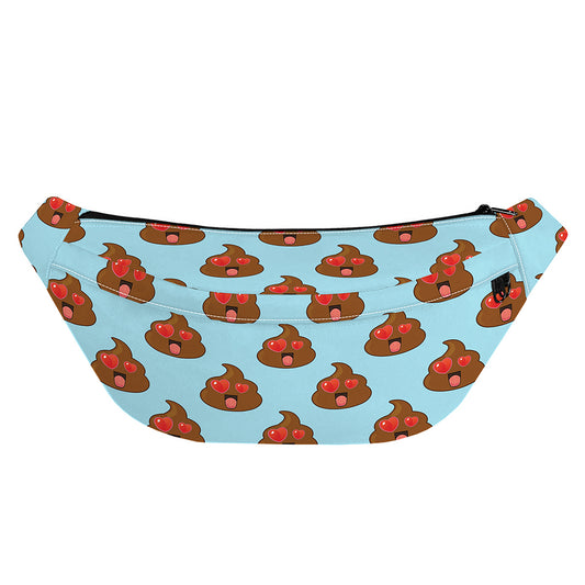 Lovely Poop Pattern Print Fanny Pack
