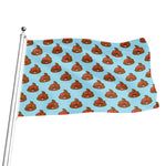 Lovely Poop Pattern Print Flag