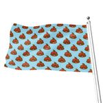 Lovely Poop Pattern Print Flag