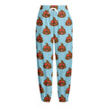 Lovely Poop Pattern Print Fleece Lined Knit Pants