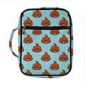 Lovely Poop Pattern Print Front Pocket Bible Bag