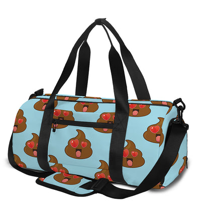 Lovely Poop Pattern Print Gym Bag