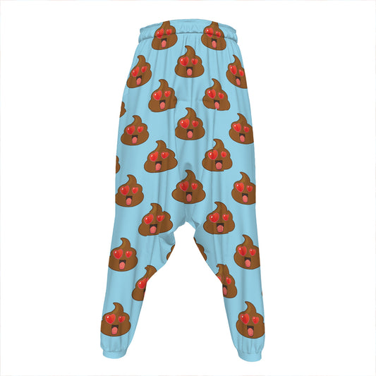 Lovely Poop Pattern Print Hammer Pants