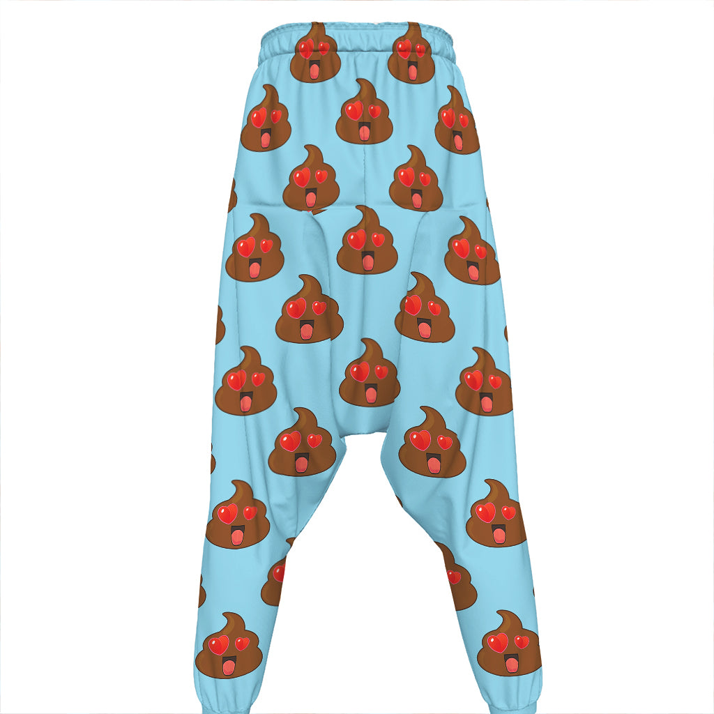 Lovely Poop Pattern Print Hammer Pants