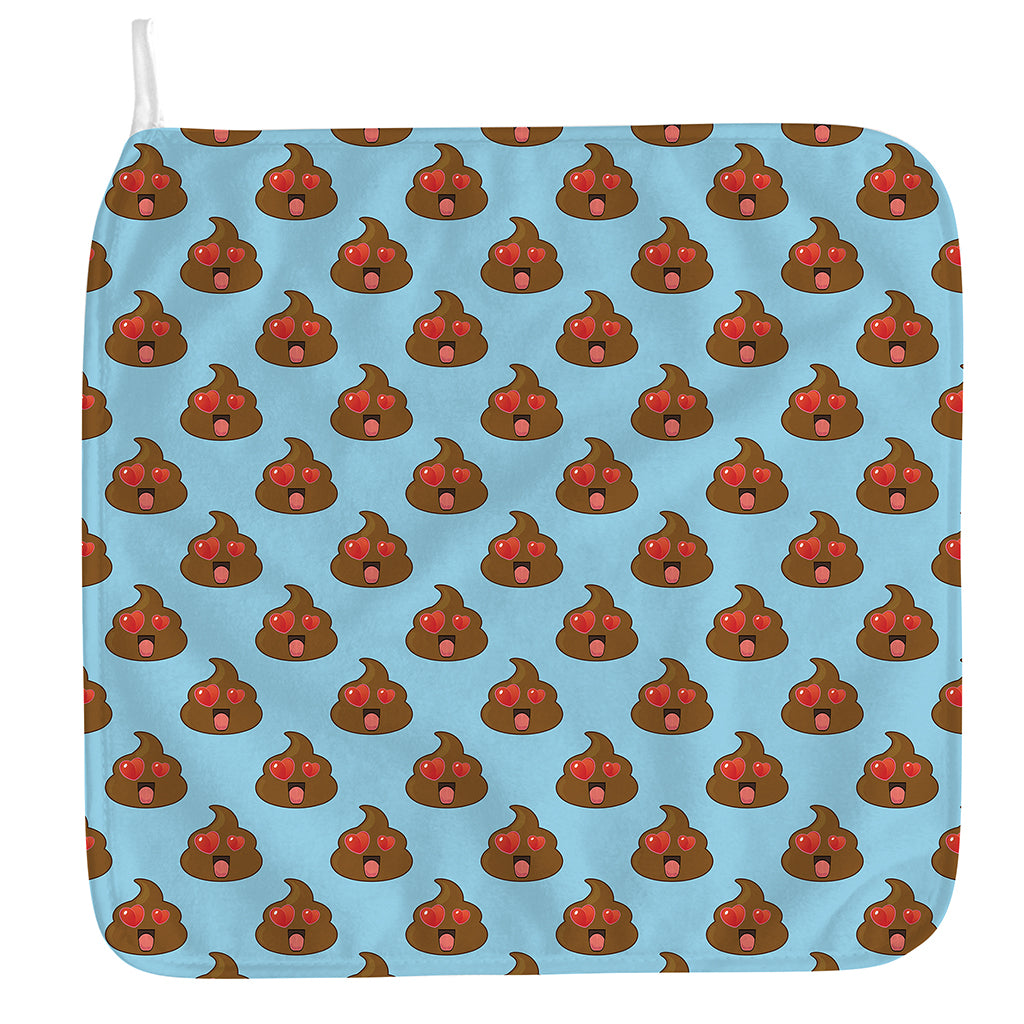 Lovely Poop Pattern Print Hand Towel