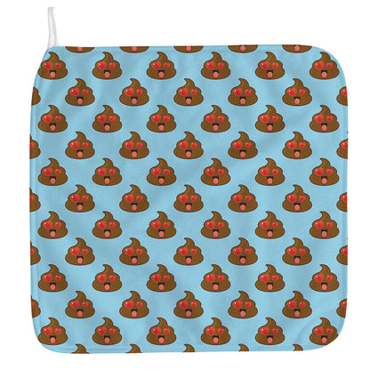 Lovely Poop Pattern Print Hand Towel
