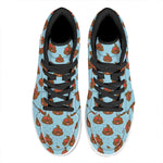 Lovely Poop Pattern Print High Top Leather Sneakers