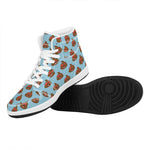 Lovely Poop Pattern Print High Top Leather Sneakers