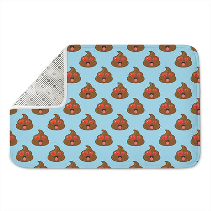 Lovely Poop Pattern Print Indoor Door Mat