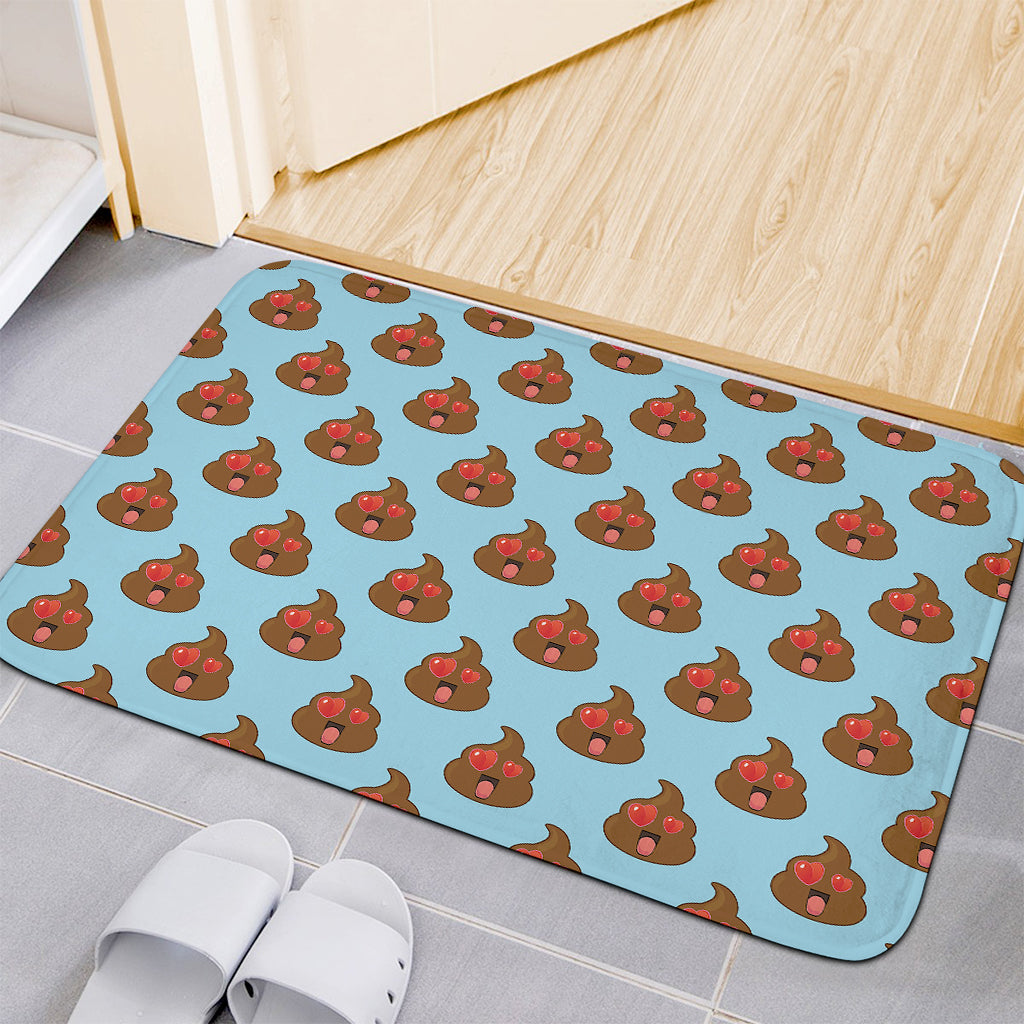 Lovely Poop Pattern Print Indoor Door Mat