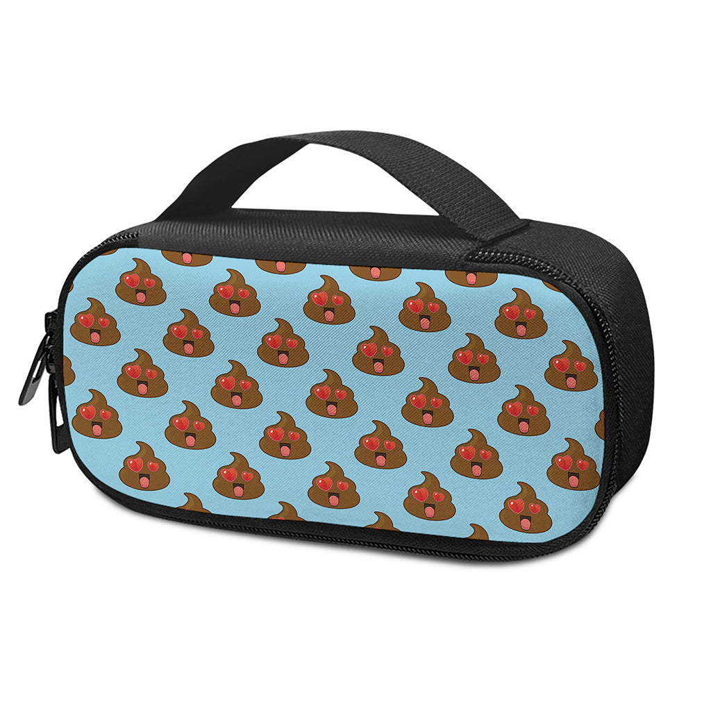 Lovely Poop Pattern Print Insulin Cooler Travel Case