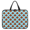 Lovely Poop Pattern Print Laptop Sleeve With Handle
