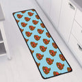 Lovely Poop Pattern Print Long Kitchen Mat