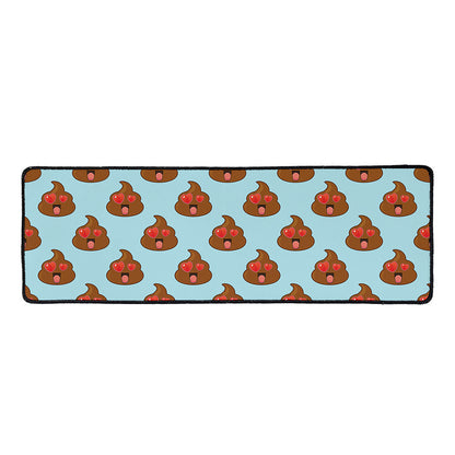 Lovely Poop Pattern Print Long Kitchen Mat