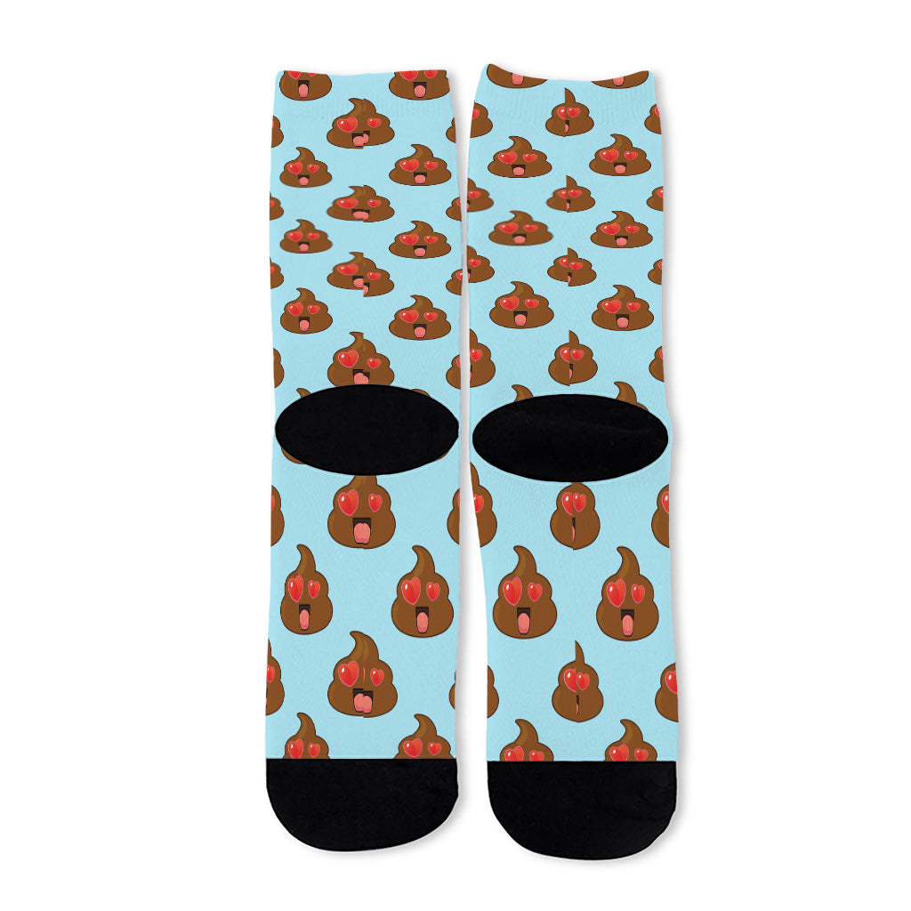 Lovely Poop Pattern Print Long Socks