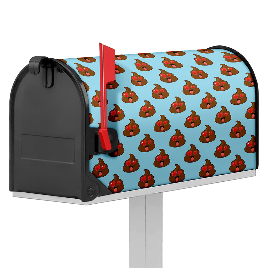 Lovely Poop Pattern Print Mailbox Cover