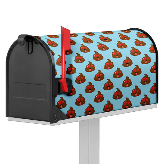 Lovely Poop Pattern Print Mailbox Cover