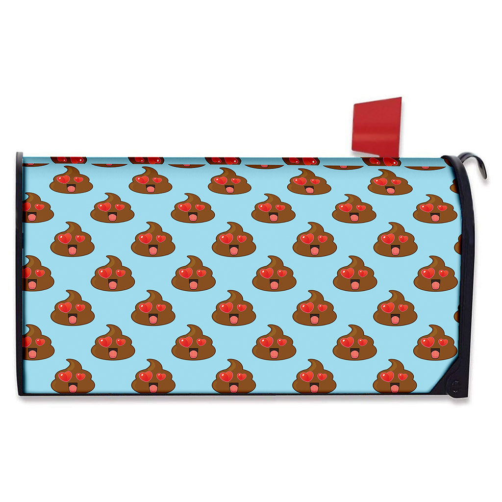 Lovely Poop Pattern Print Mailbox Cover