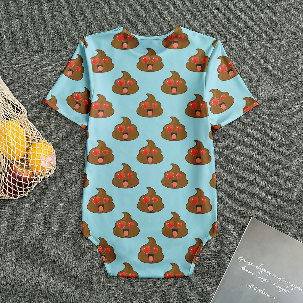 Lovely Poop Pattern Print Men's Bodysuit