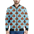 Lovely Poop Pattern Print Men's Bomber Jacket