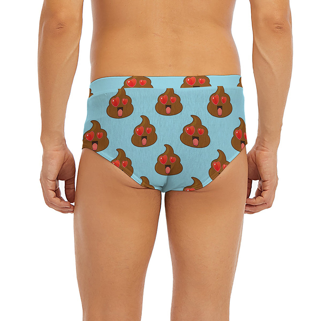 Lovely Poop Pattern Print Men's Briefs