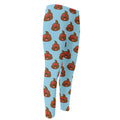 Lovely Poop Pattern Print Men's Compression Pants