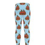 Lovely Poop Pattern Print Men's leggings