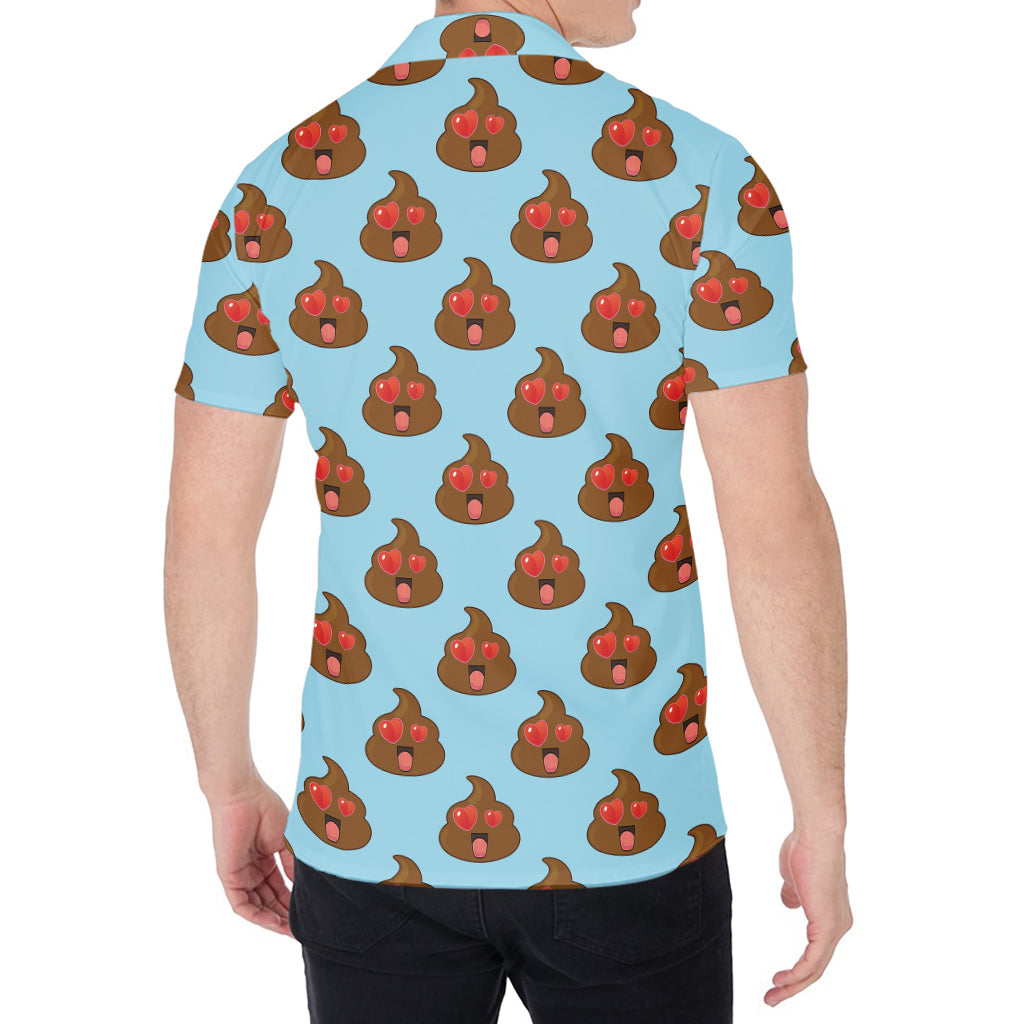 Lovely Poop Pattern Print Men's Shirt